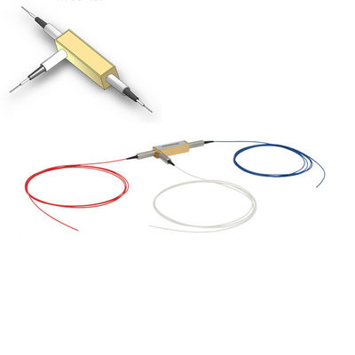 Circulateur à fibre optique FC APC SM avec plage de longueurs d'onde de 1280 à 1400 nm et fibre Hi1060 pour la transmission de signaux bidirectionnels