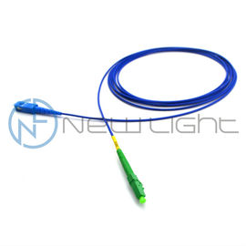 Sc de fibre optique blindé LC de corde de correction de 8 degrés de LC RPA