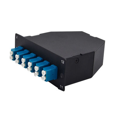 Module Cassette MPO 12 Fibres Monté en Rack avec Longueur d'Onde 1550nm pour Réseaux Fibre Optique Haute Densité